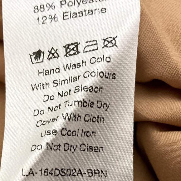 Lavish Alice Size 2 Hi Neck Micro Ruffle Animal Print Dress NWT - Picture 9 of 9